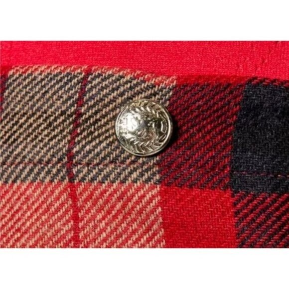 Tommy Hilfiger Womens 16 Wool Cashmere‎ Blend Plaid Wrap Skirt NWT - Picture 4 of 13